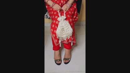 Wedding Potli Handbag Clutch Luxury potli  Party Wedding Gift for Her Wedding Batwa Potli Bag Zari Purse Wedding Gif