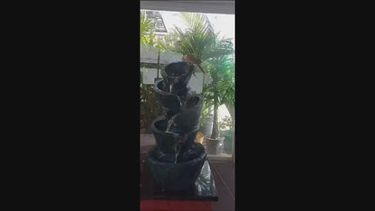 Garden Waterfall Fountain: Indoor/Outdoor Garden Decor - 72cm