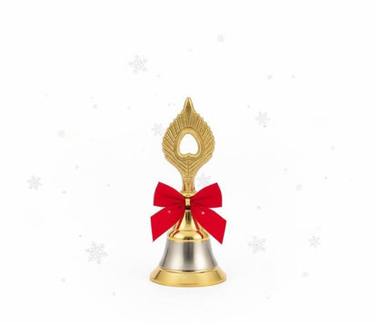 Wholesale Brass Temple Bell: Indian Pooja Mandir Door Hanging, Christmas Jingle Ornament - KRIDHA DECOR