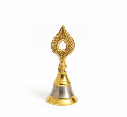 Wholesale Brass Temple Bell: Indian Pooja Mandir Door Hanging, Christmas Jingle Ornament - KRIDHA DECOR